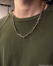 Barbed Wire Necklace