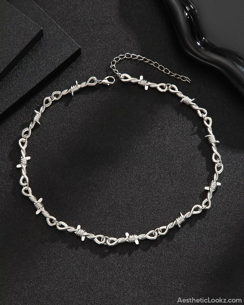 Barbed Wire Necklace