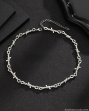 Barbed Wire Necklace