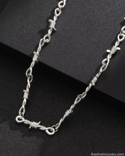 Barbed Wire Necklace