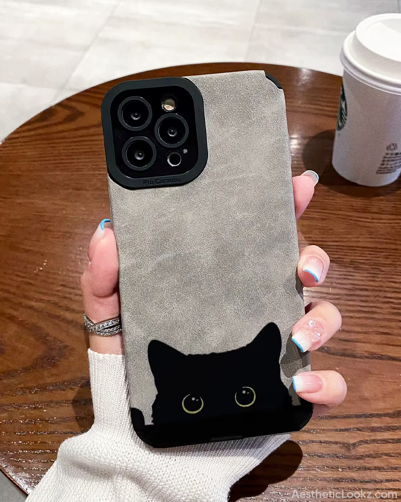 Black Cat iPhone Case