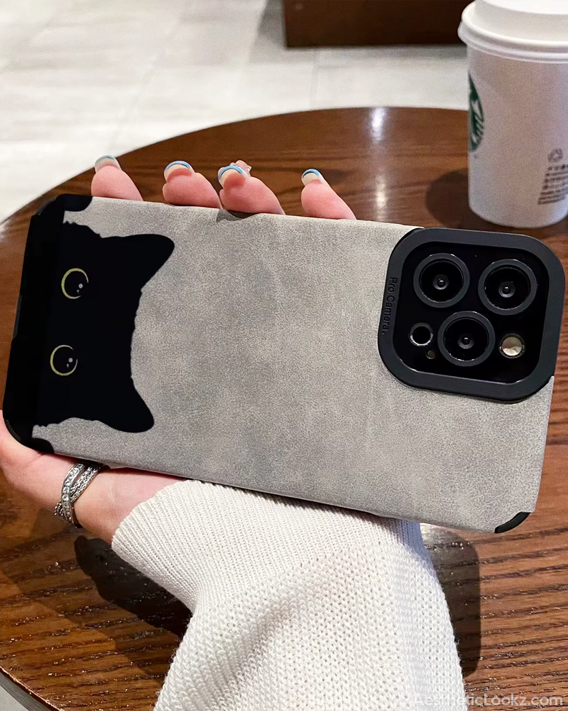 Black Cat iPhone Case