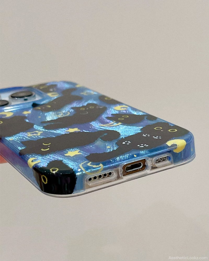 Black Cat Phone Case