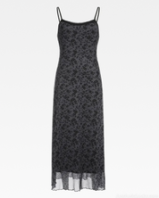 Black Floral Slip Dress