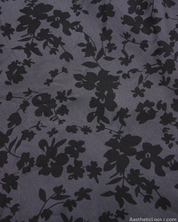 Black Floral Slip Dress