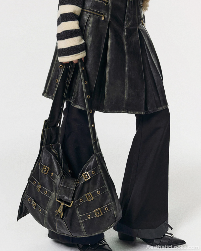 Black Grunge Handbag