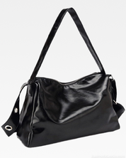 Black Leather Bag Y2K