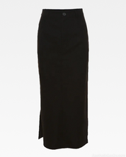 Black Maxi Skirt With Side Slits