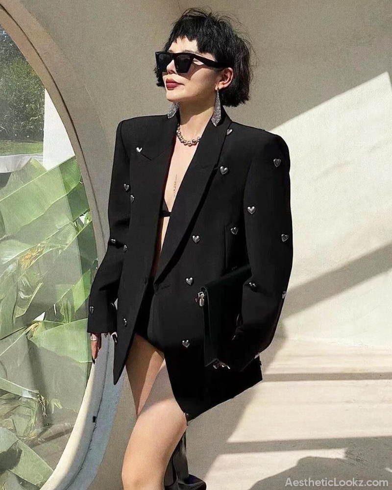 Blazer With Hearts