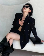 Blazer With Hearts