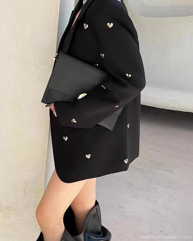 Blazer With Hearts