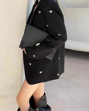 Blazer With Hearts