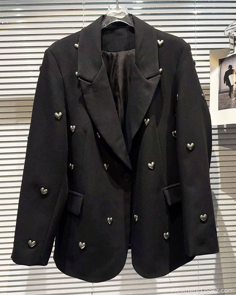 Blazer With Hearts