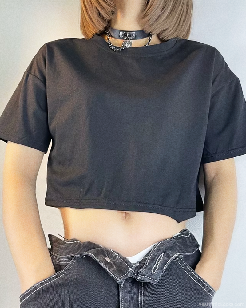 Butterfly Cropped Tee