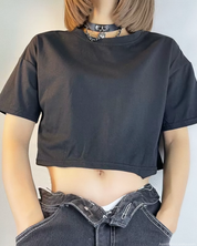 Butterfly Cropped Tee