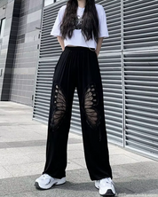 Butterfly Cut Out Pants