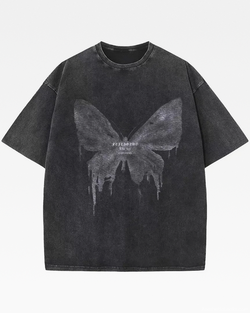 Butterfly Oversized T Shirt