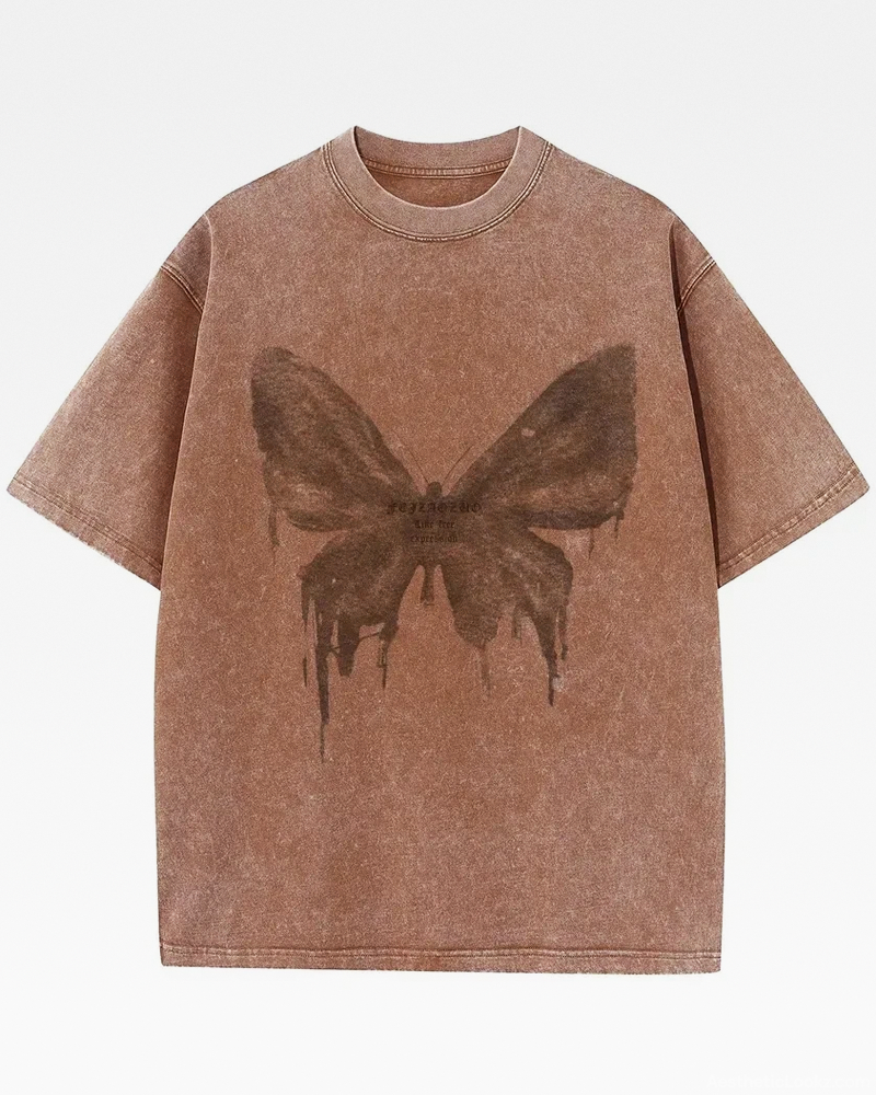 Butterfly Oversized T Shirt