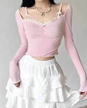 Coquette Long Sleeve Top