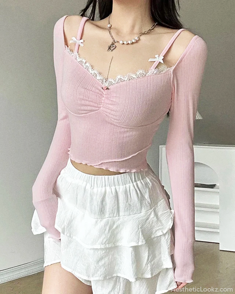 Coquette Long Sleeve Top