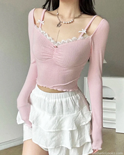 Coquette Long Sleeve Top