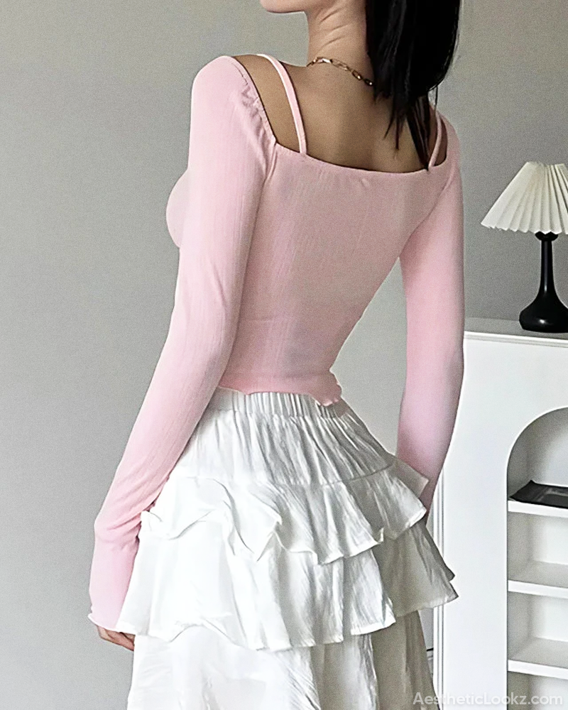 Coquette Long Sleeve Top