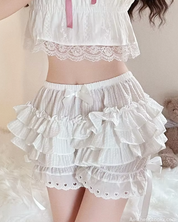Coquette Ruffle Shorts