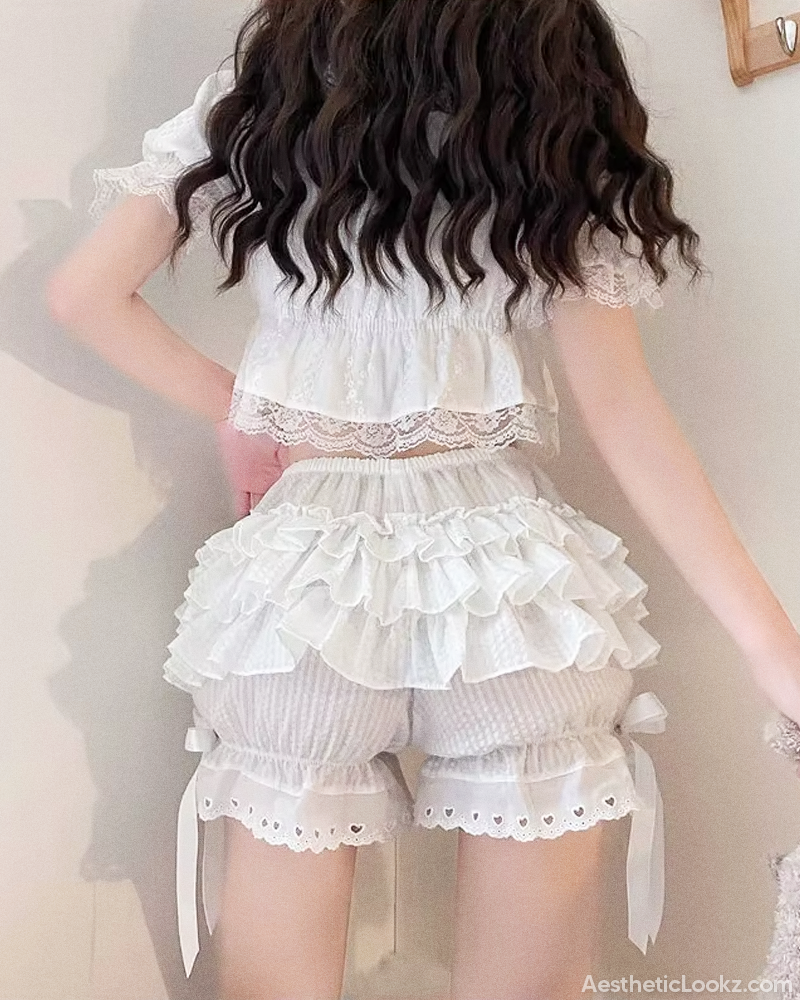 Coquette Ruffle Shorts
