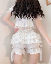 Coquette Ruffle Shorts