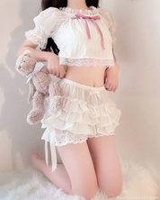 Coquette Ruffle Shorts