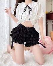 Coquette Ruffle Shorts