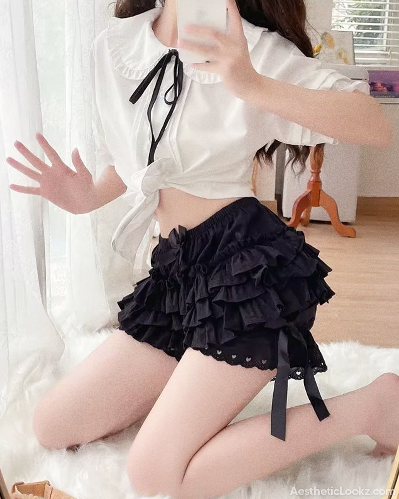 Coquette Ruffle Shorts