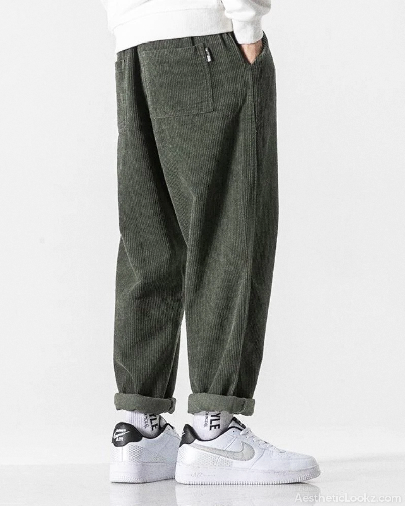 Corduroy Jogger Pants