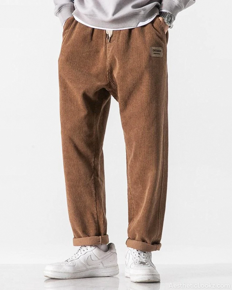 Corduroy Jogger Pants