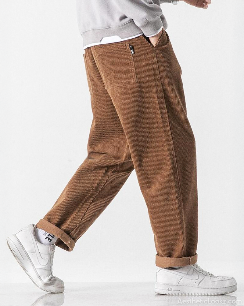 Corduroy Jogger Pants