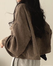 Cropped Corduroy Jacket
