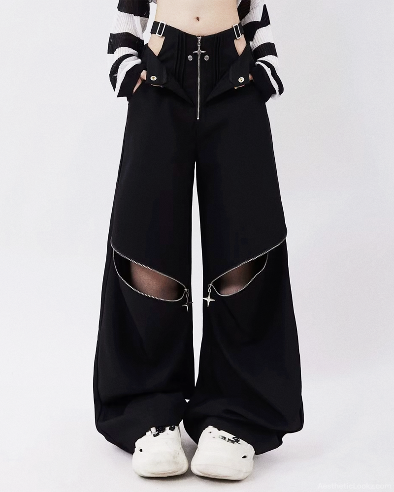 Cut Out Pants