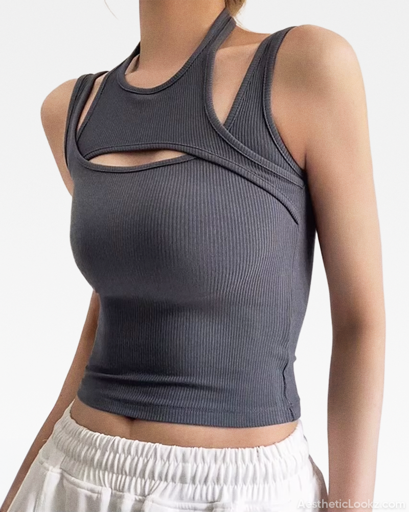 Cut Out Tank Top