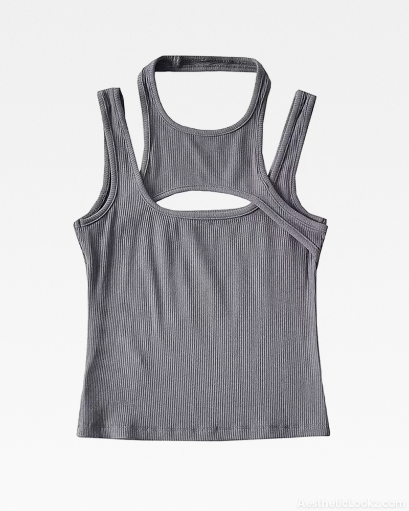 Cut Out Tank Top