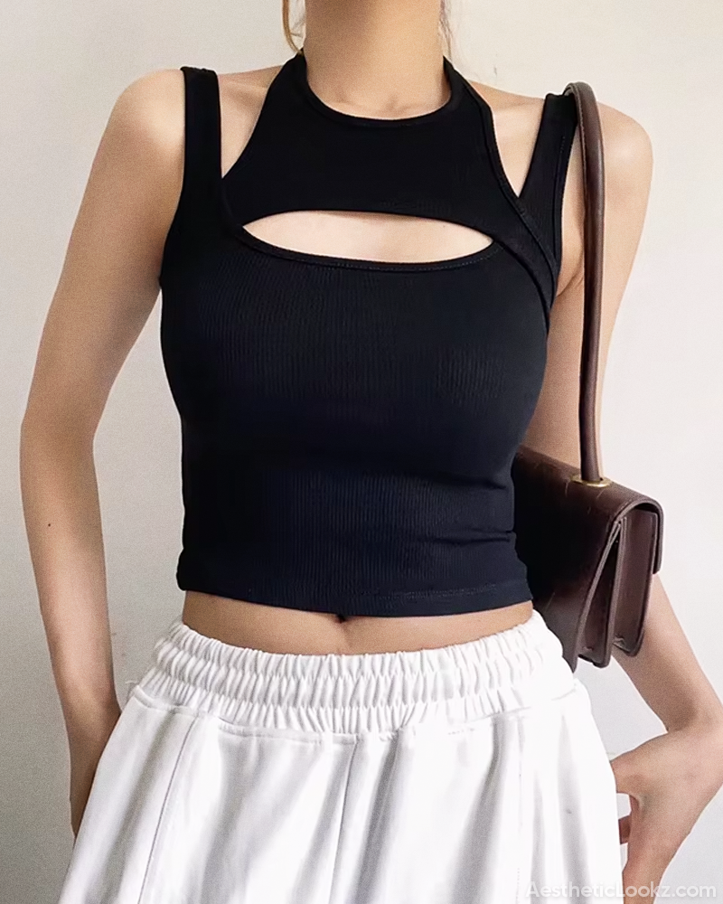 Cut Out Tank Top