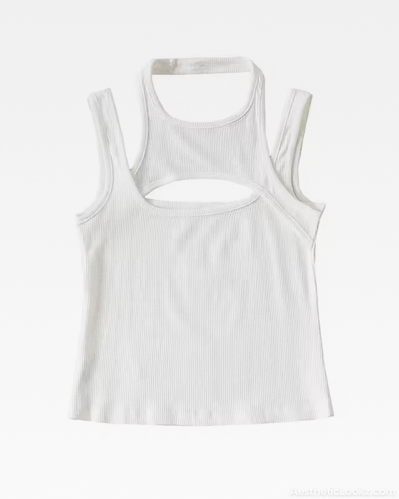 Cut Out Tank Top