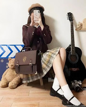 Dark Academia Messenger Bag
