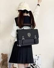 Dark Academia Messenger Bag