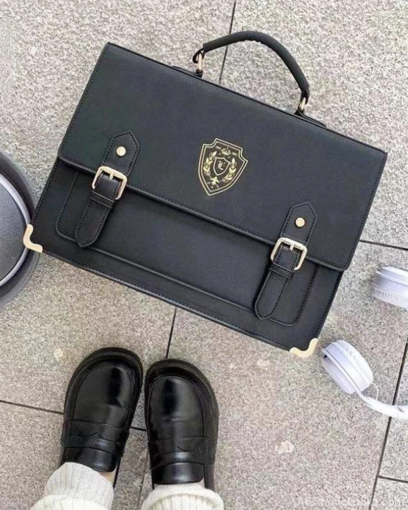 Dark Academia Messenger Bag