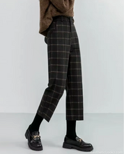 Dark Academia Plaid Pants