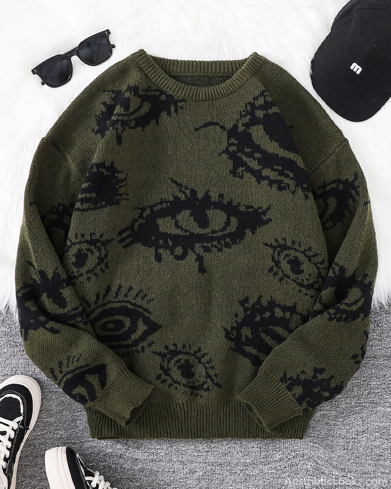 Eye Pattern Sweater