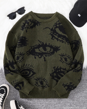 Eye Pattern Sweater