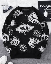 Eye Pattern Sweater