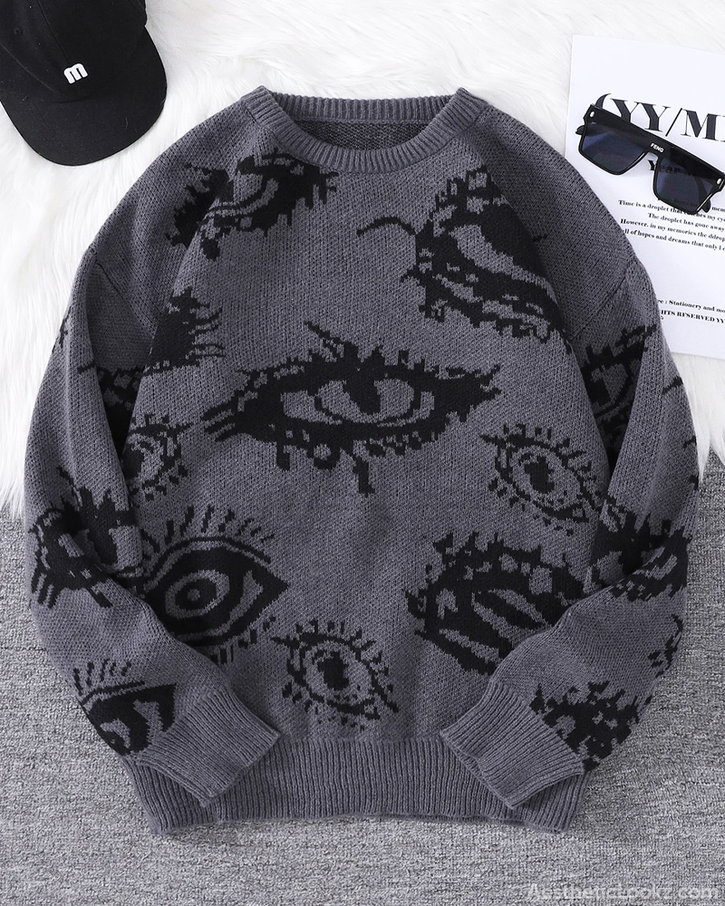 Eye Pattern Sweater