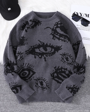 Eye Pattern Sweater